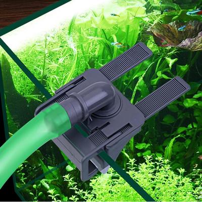 2er-Pack Schlauchhalter, Aquarium-Multifunktions-Kunststoff-Rohrclip