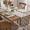 Dining Table Cotton  Linen Table Runner with Tassels