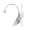 Dainty Rhinestones Earring Angel Wing Wrap Crawler Ear Cuffs Earring Climber Wing Ear Cuff Earrings for Women Fashion