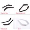 For Land Rover Range Rover Evoque 2012-2018 ABS Carbon fiber/Silver Car Center Control Side Trim Strip Sticker Car Accessories