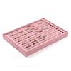 Stackable Velvets Jewelry Presentation Tray Necklaces Bracelets Earring Storage Organiser Multifunctional Rings Holder