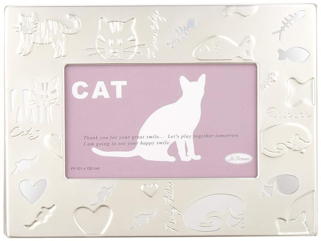 LADONNA Living Photo Frame CAT Pet Album Frame APT4-P-CA