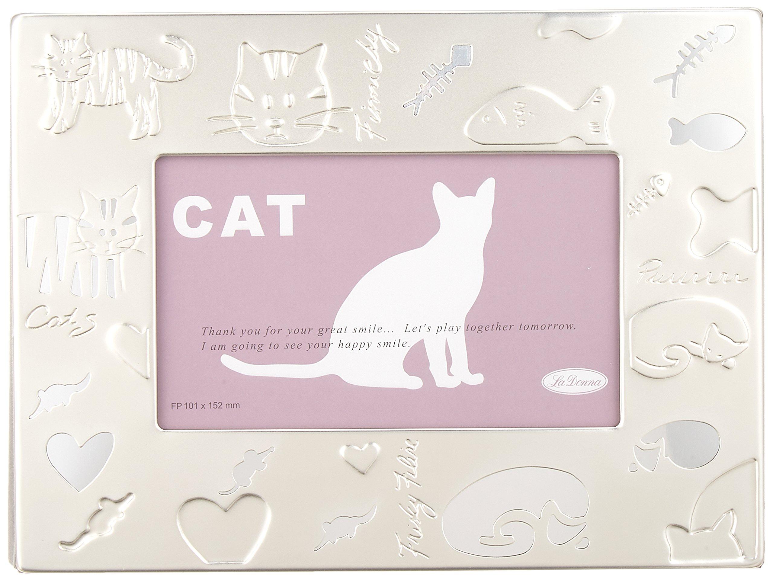 

LADONNA Living Photo Frame CAT Pet Album Frame APT4-P-CA