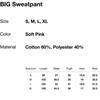 ThIs Is Never That Big Sweatpant Soft Pink