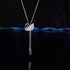 Luxury Non-Fading Korean Fashion Sweater Necklace: Autumn/Winter Women's Niche Design Pendant