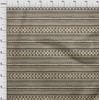 oneOone Cotton Flex Beige Fabric Tribal  Diy Clothing Quilting Fabric Print Fabric By Yard 40 Inch