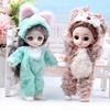 17cm Multi-jointed Doll with Replaceable Clothes - Princess Hengchao Hand-painted Playhouse Figure