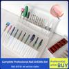 Tungsten Steel Nail Drill Set with Ceramic Grinding Heads for Cuticle Removal and Nail Polishing