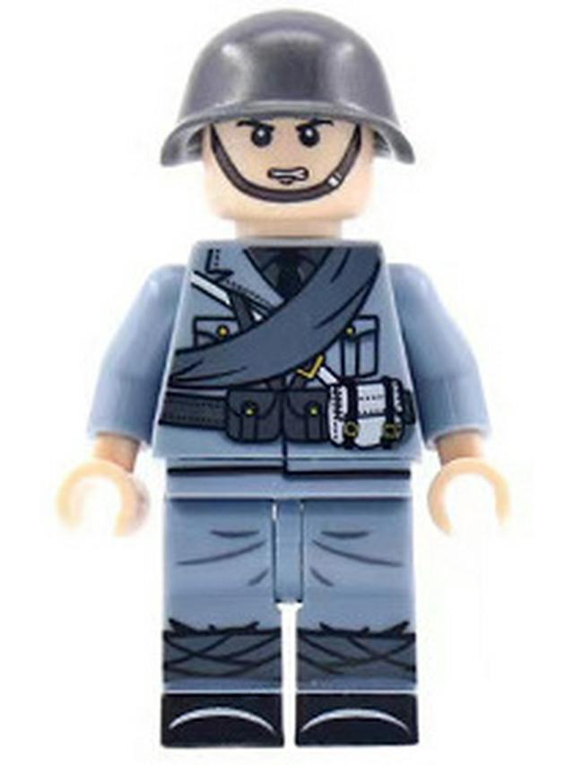 WWII Soldier Minifigure Educational Building Block Toy Set for Kids