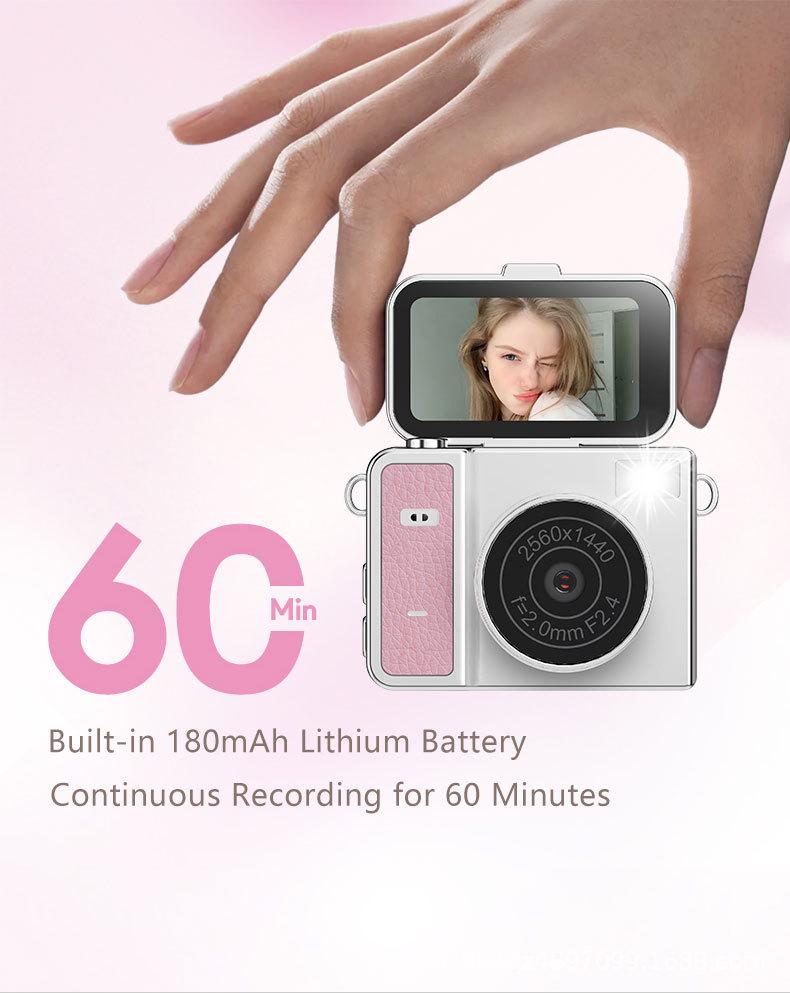 Portable Retro Mini HD Camera for Students & Parties - Trendy, Compact Photo & Video Recorder