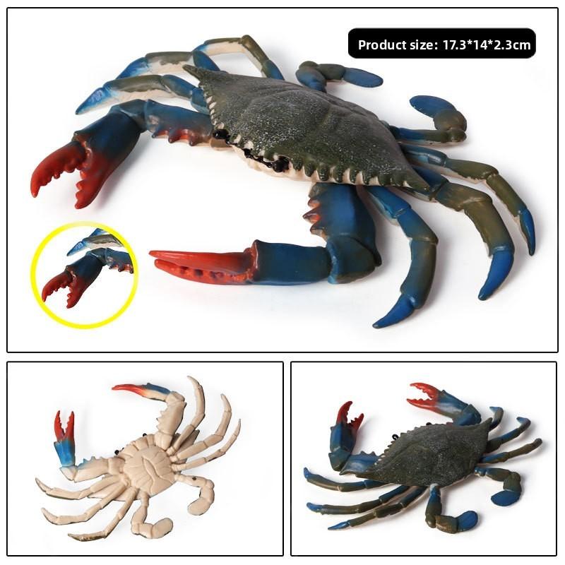 Realistic Crab Marine Animal Figurine Plastic Toy For Kids Gifts Educational