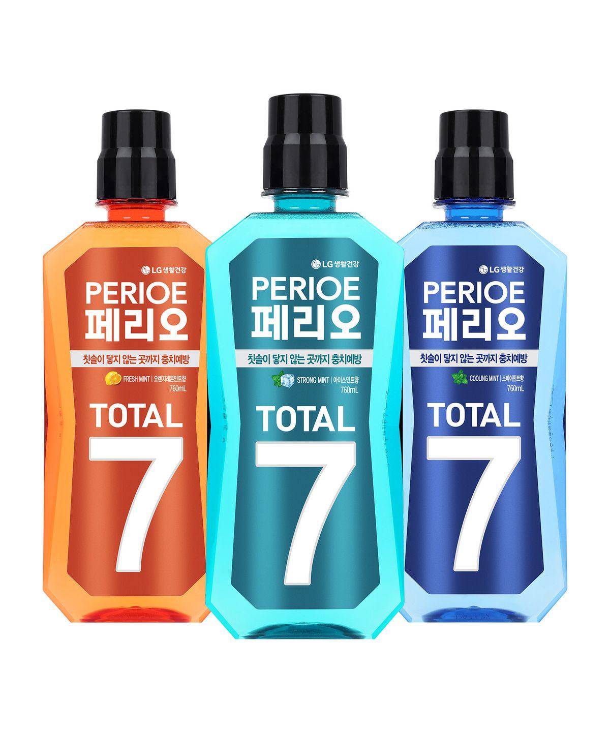 Total 7 Mouthwash 760ml x 2 [Select 1 of 3] Fresh