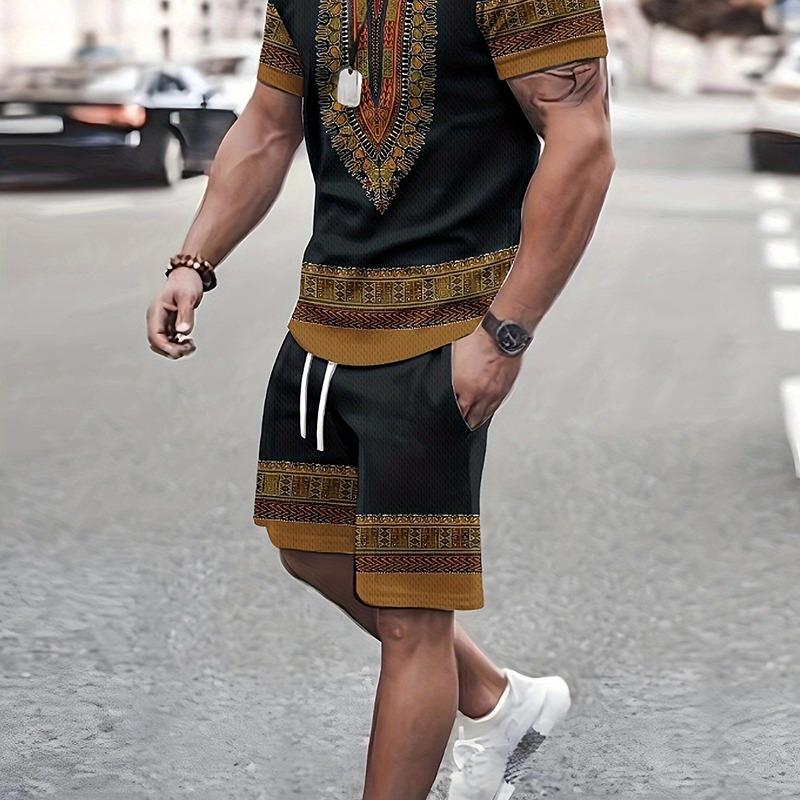 Men's Fashion Elegant Summer Casual Suit Oversized Men's Top Y2K Style Breathable Fresh Short Sleeve Printed 3D Poker Pattern