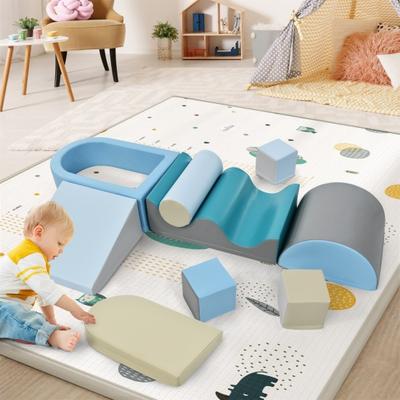 Building Blocks for Romping & Climbing. Building Blocks for Children. Stairs, Slide And Ball Pit for Pre-School Children And Babies, Soft Building