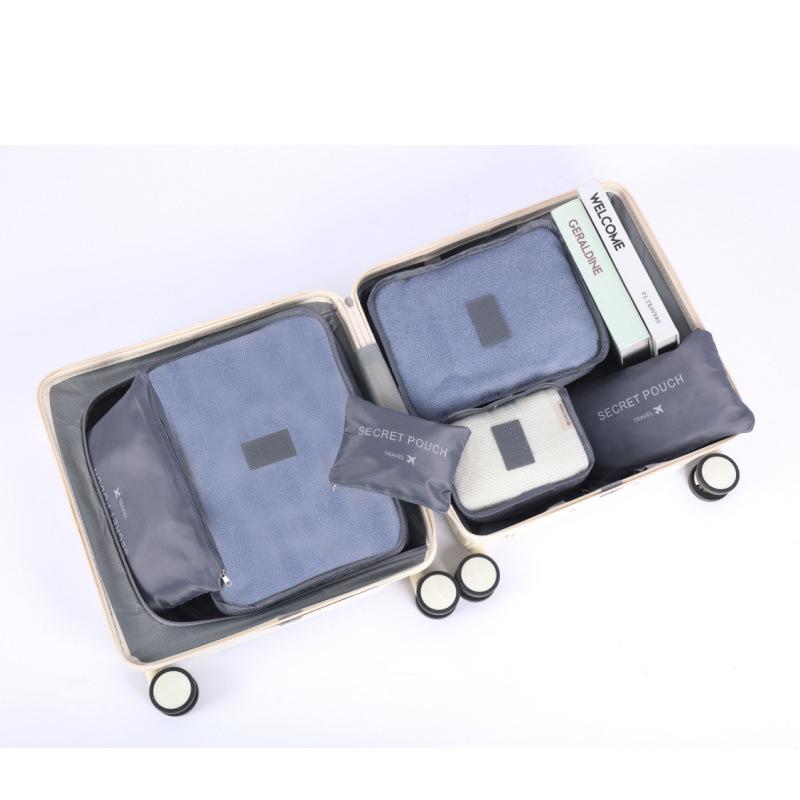 Oxford Cloth Travel Storage Bag for Shoes and Underwear, Packing Organizer Pouch