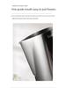 Stainless Steel Milk Frothing Cup with Spout and Measurement for Latte Art and Wax Melting