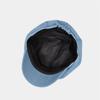 Denim Cloth Women Beret Hats Solid Color Artist Hat Casual Octagonal Caps  Female Newsboy Cap