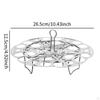 Stainless Steel Steamer Rack Cooking Food Stand Reusable Multipurpose Heavy Duty Basket