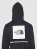 The North Face Back Square Logo Hoodie NT12142 Black S Men's