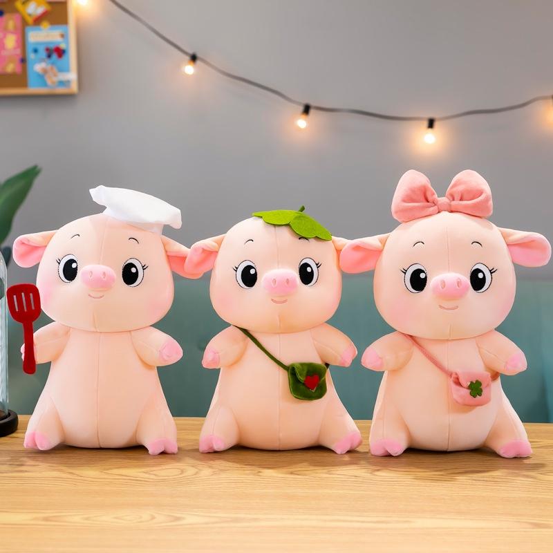 Creative Baby Pig Plush Toy For Girls Soft And Cuddly Animal Doll Wholesale Birthday Gift
