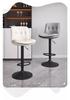 Modern Minimalist Wrought Iron Bar Stool with Backrest
