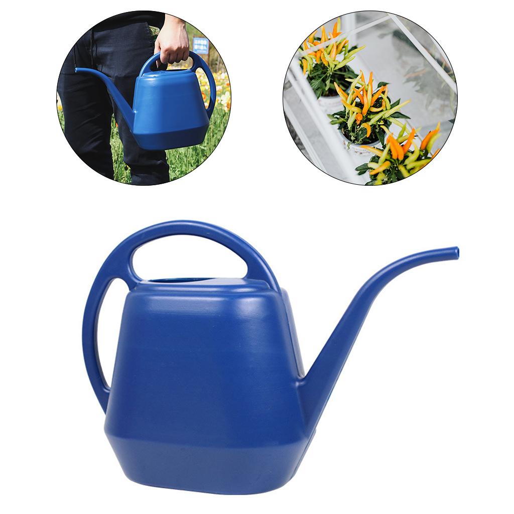 4L Large Plastic Garden Long Nozzle Watering Can Sprinkler Indoor Outdoor