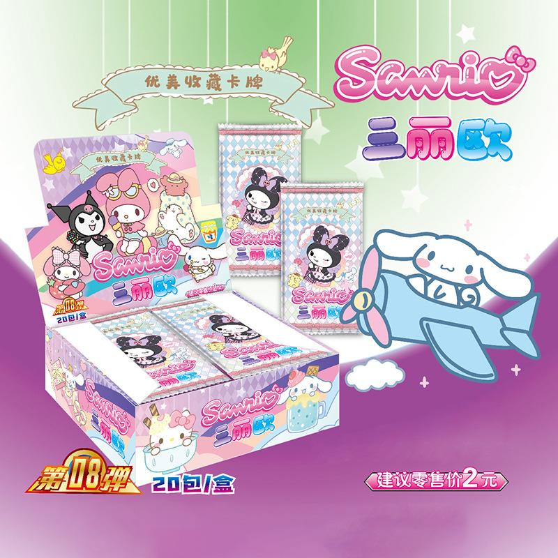 Genuine Card Polaroid Family Heartbeat Wink Life Diary HelloKitty Kuromi Pink Cute Collection Card Kids Toys Gifts