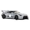 Hot Wheels Basic Car LB-Silhouette Works GT Nissan 35GT-RR Ver.2 Vehicle Toy, Diecast Car, Ages 3 and Up, White, HXR28