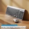 Dual-Mode Backlit Bluetooth Wireless Keyboard & Mouse Set with Eight-Color Lighting