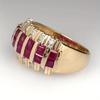 Small Retro Design Inlaid with Zircon Geometric Ring, Women's  Trendy Holiday Party Accessories Jewelry
