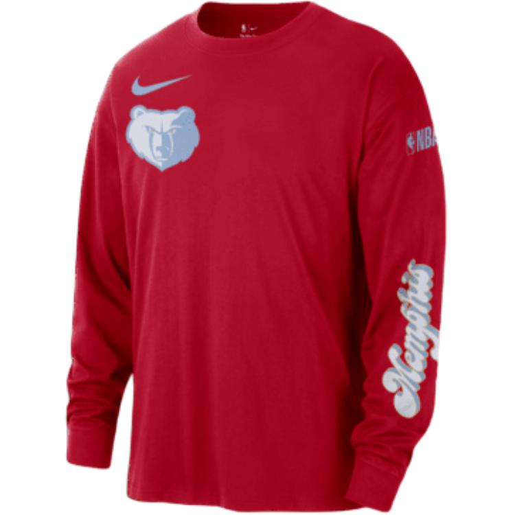 Nike Memphis Grizzlies Courtside City Edition Men s Nike Nba Max90 Long Sleeve T Shirt HJ2551-657 L