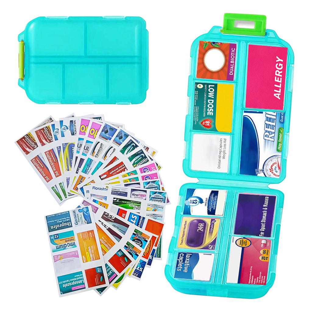 Organizer With Labels Travel Daily Container Medication Organizer Storage Organizer Travel Best Need Case 7 Day Organize