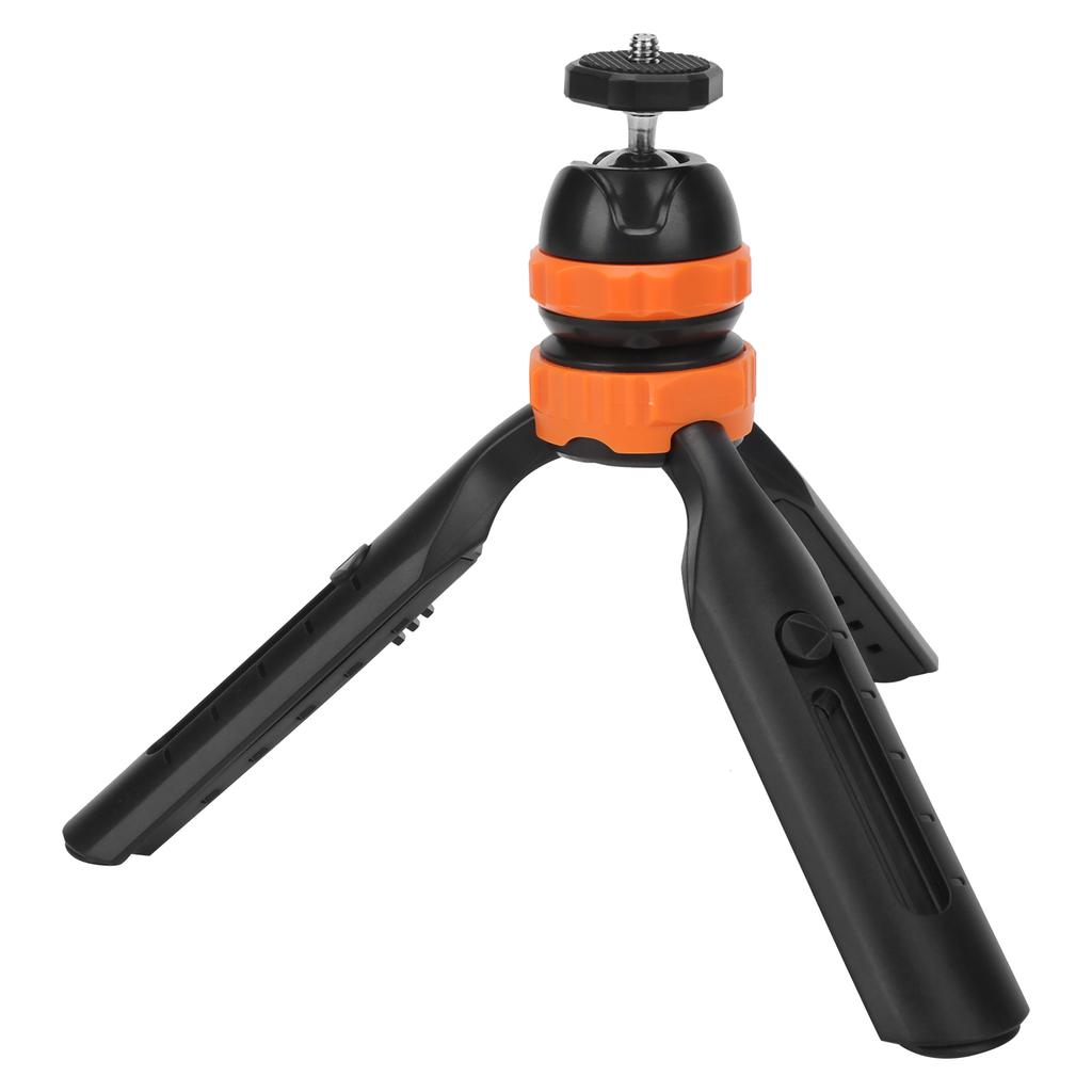 Retractable Tripod 2 Sections Mobile Phone Holder with 360 degrees      Head
