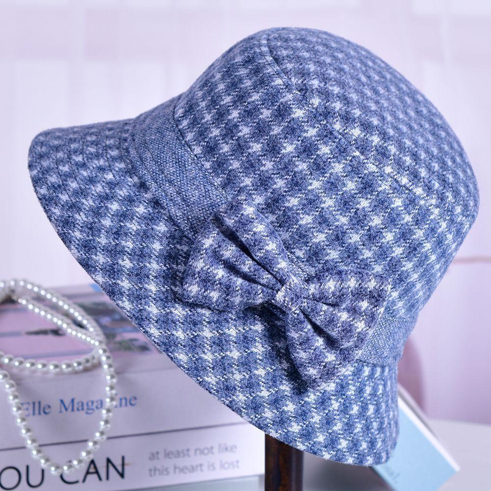 Classic Wool Beret For Middleaged Women With Warmth And Windproof Features For Autumn And Winter Wear