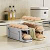 Automatic Scrolling Egg Rack Holder Storage Box Egg Container Organizer Rolldown Refrigerator Eggs Dispenser Kitchen Accessories