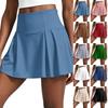Women's Pleated Athletic Skort with Built-In Shorts High Waist Comfortable Fit Suitable for Running Yoga Tennis and Casual Wear