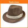Jazz Fashion Weaving Hat With Wide Brim And Sunshade Design For Daily Outfit