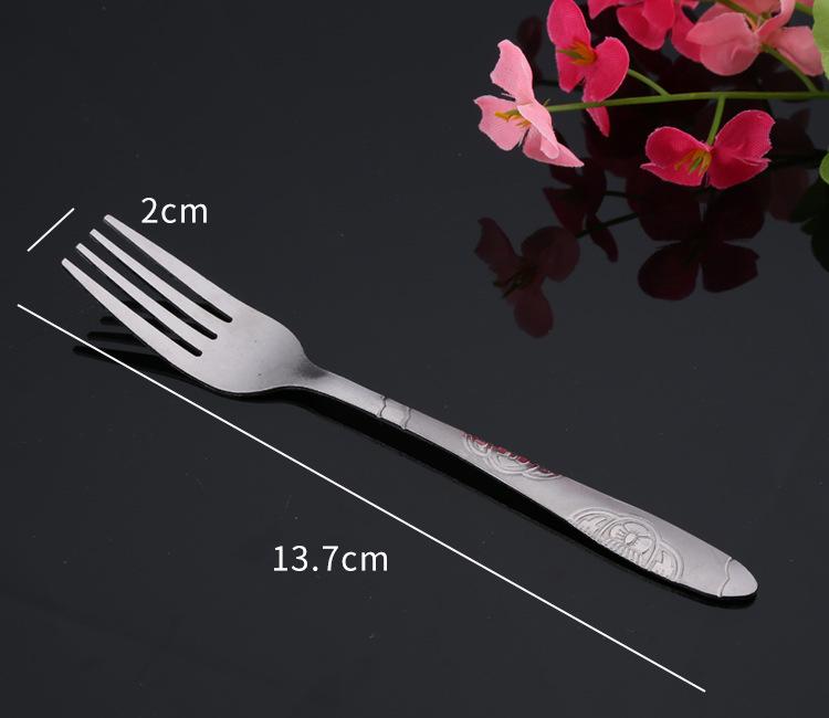 Stainless Steel Spoon and Fork Set for Hotel and Western Restaurant Use