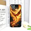 Luxury Phoenix Fire Feather Pattern Phone Case for iPhone 17 16 12 11 14 Plus 13 14 15 Pro Max 12 13 Mini X XS MAX XR Soft Cover