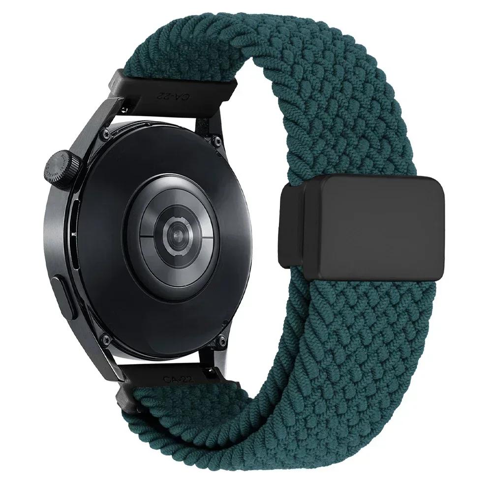 20mm 22mm Nylonový sportovní řemínek na hodinky Pro Samsung Gear S2/S3 Classic/Galaxy Watch7 6 5Pro 4 /Active 2 Tkaný pásek Prodyšný náramek