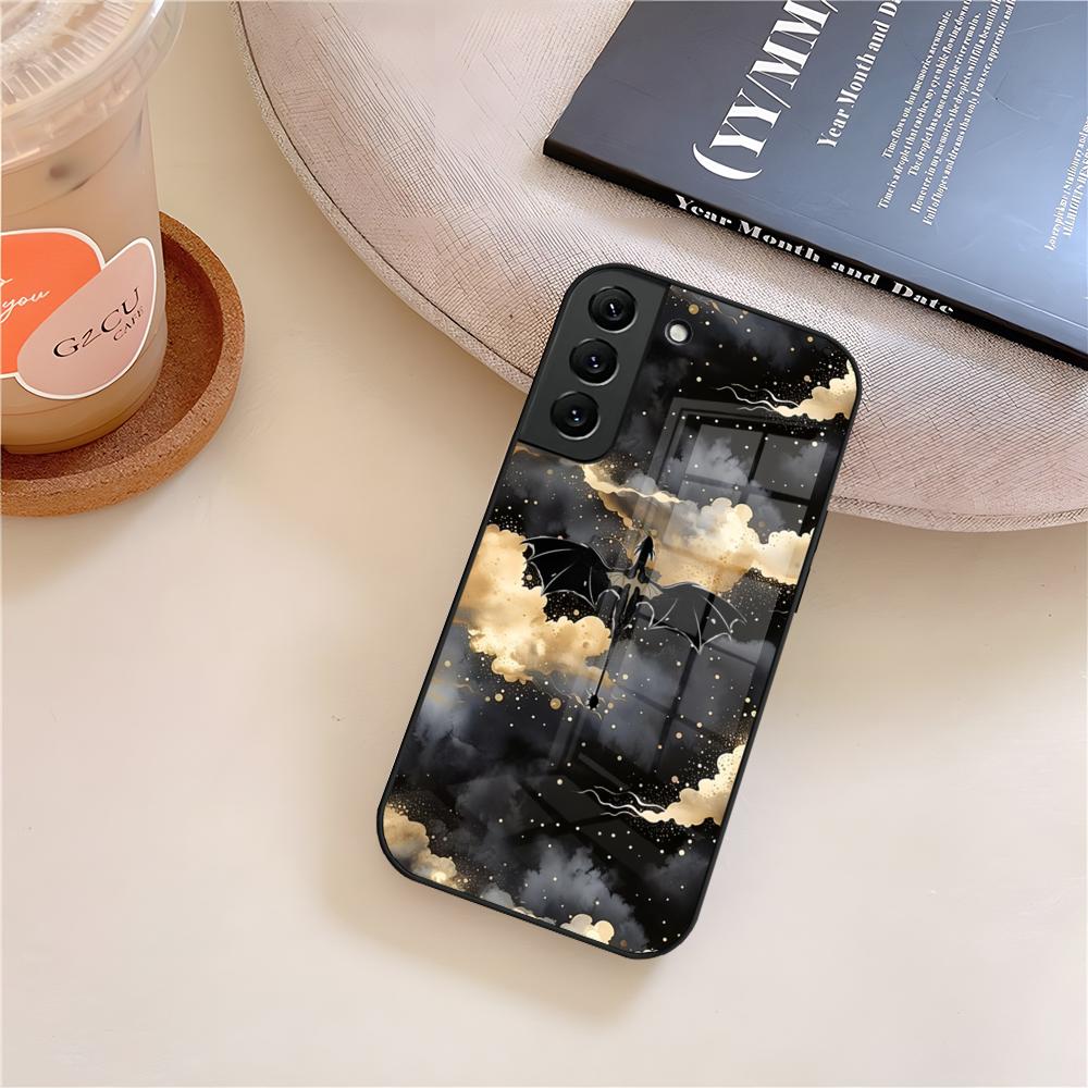 F-Fourth WingS Phone Case Glass For Samsung Galaxy S26 S25 S23 S24 S21 S22 S20 Ultra Fe Plus A15 A14 Cover