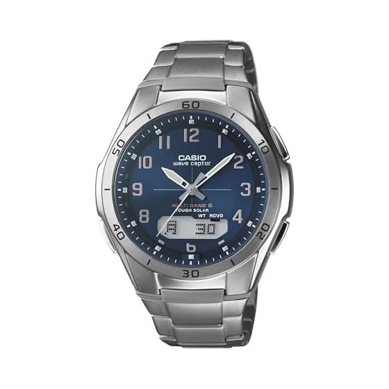 [Casio] Wave Ceptor Watch [Domestic Genuine Product] Radio Solar Titanium WVA-M640TD-2AJF Men s Blue