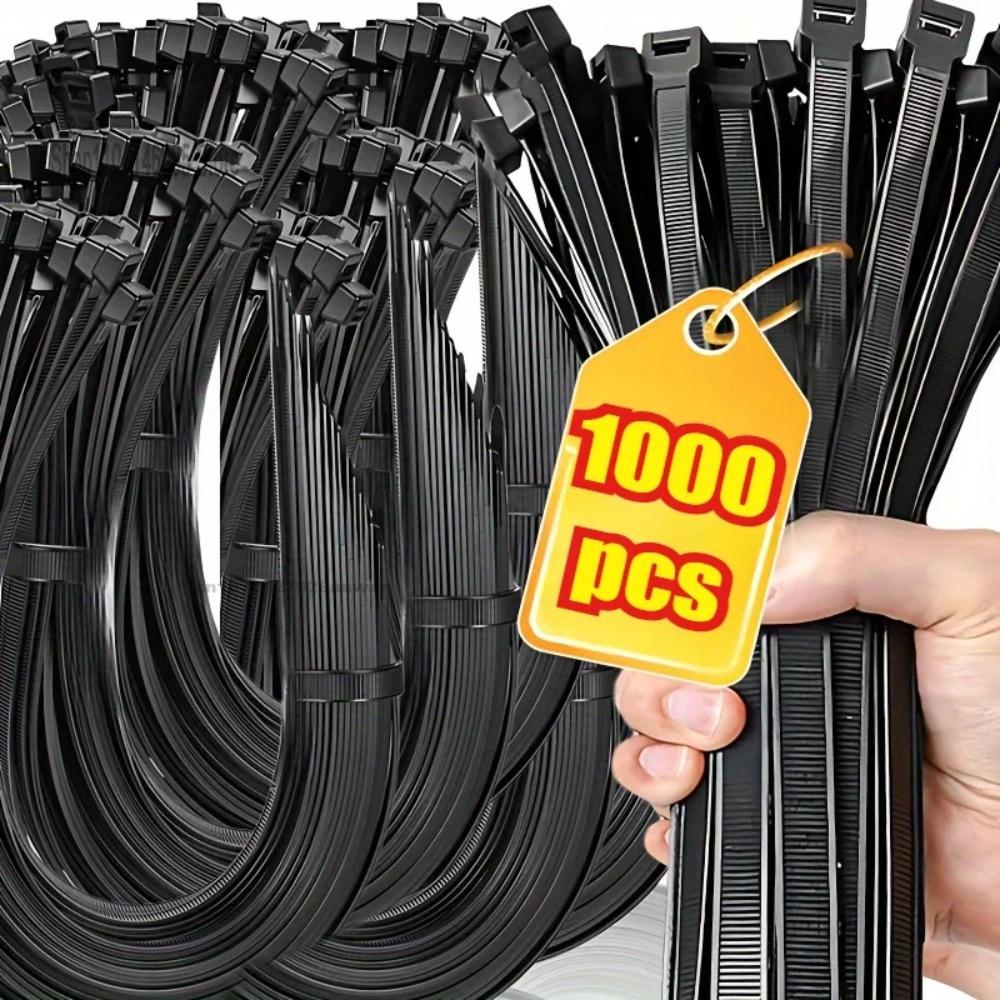 Cable Ties Reusable Plastic Flanges Ties Cable Plastic Nylon Cable Ties Organizer Clamp Self-locking Office Wire Zip Wholesale