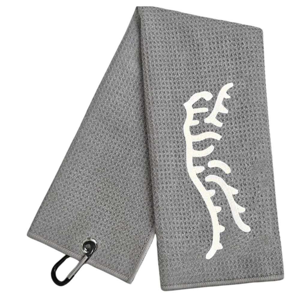 Microfiber Fabric Waffles Pattern Golf Towels Sports Fishing Golf Bag Towel Strong Water Absorption Towel for Men Women