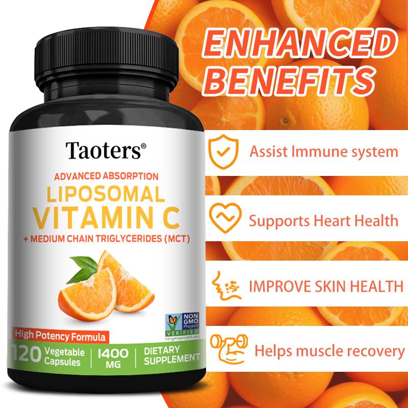 Liposome Vitamin C 1400 Mg 120 Capsules