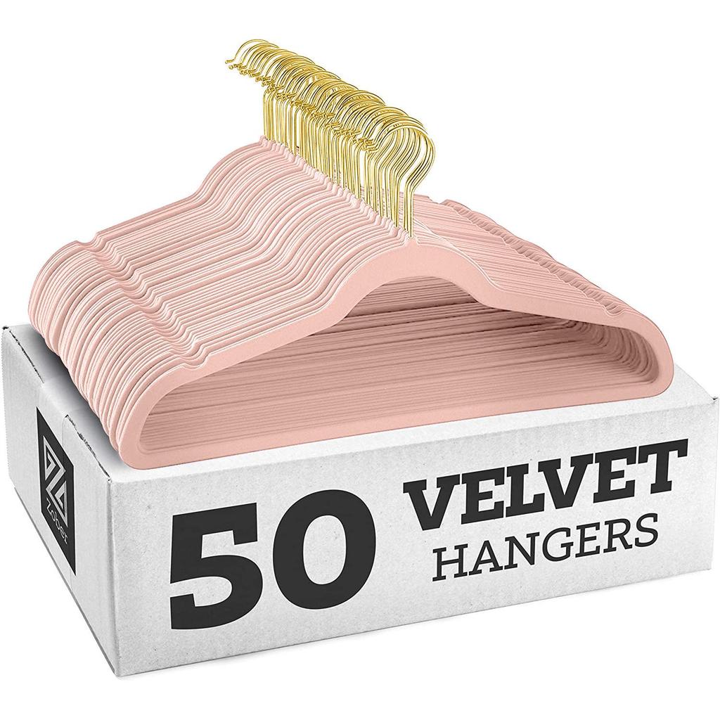 European & American Non-Slip Flocked Magic Wardrobe Clothes Hangers 