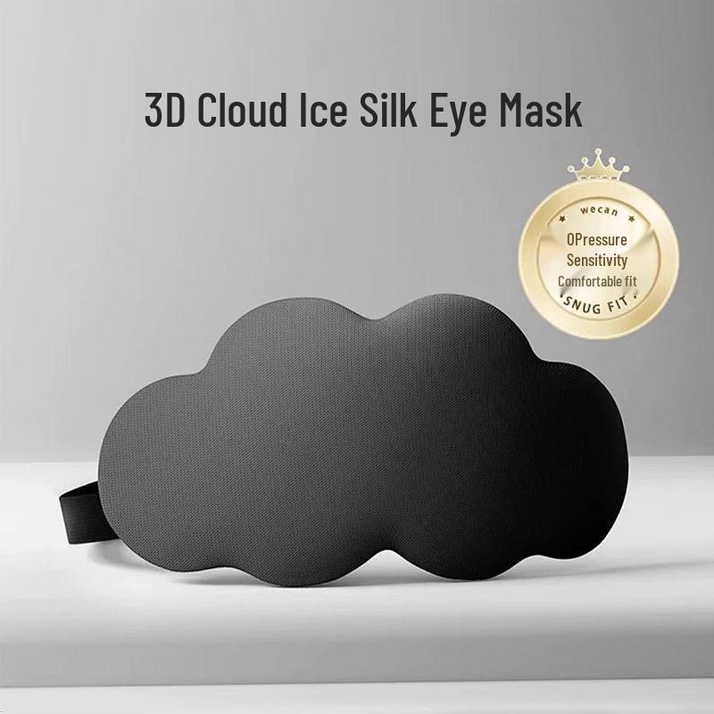 3D Sponge Eye Mask for Travel & Sleep - Unisex Shading & Eye Protection, Customizable Logo