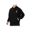 PUMA Sporty Casual Cartoon Print Fleece-Lined Thickened Hooded Pullover Sweatshirt Men's Black