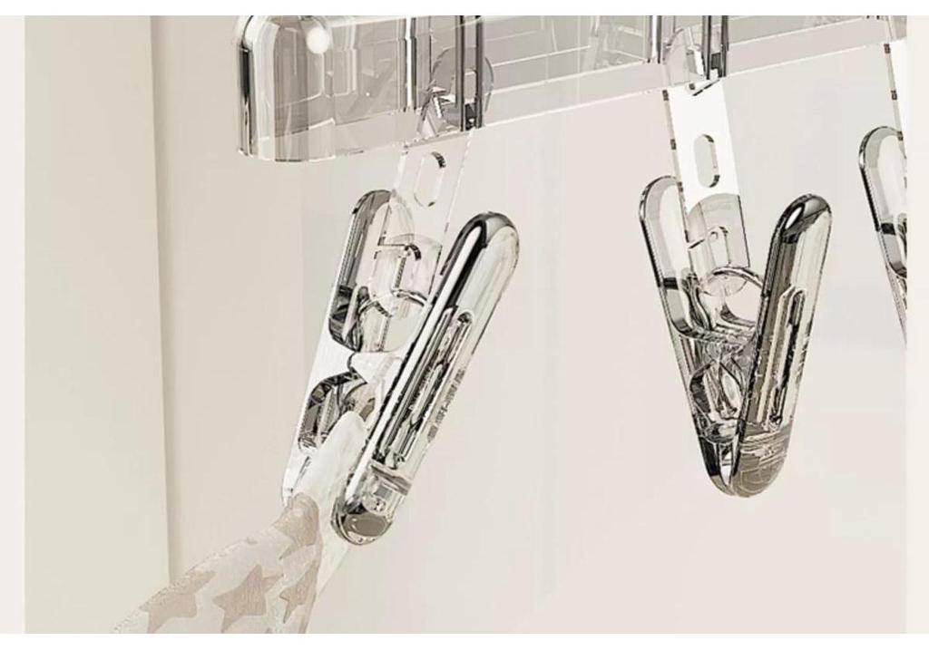 Multi-layer Luxury Sock Drying Rack with 14 Clips for Home and Balcony