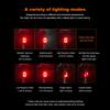 LED Bicycle Intelligent Radar Tail Light 1500mAh Bike Radar Warning Light High Brightness Bicycle Taillight Bike Accessories